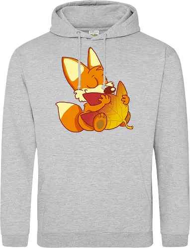 Herbstfuchs - Herbst, Fuchs, Herbstablatt, Autumn - Standard Hoodie
