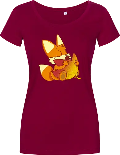 Herbstfuchs - Herbst, Fuchs, Herbstablatt, Autumn - Women T-Shirt