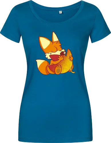 Herbstfuchs - Herbst, Fuchs, Herbstablatt, Autumn - Women T-Shirt