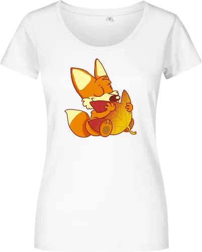 Herbstfuchs - Herbst, Fuchs, Herbstablatt, Autumn - Women T-Shirt