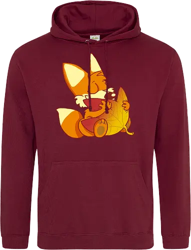 Herbstfuchs - Herbst, Fuchs, Herbstablatt, Autumn - Standard Hoodie
