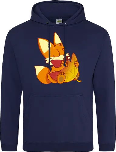 Herbstfuchs - Herbst, Fuchs, Herbstablatt, Autumn - Standard Hoodie