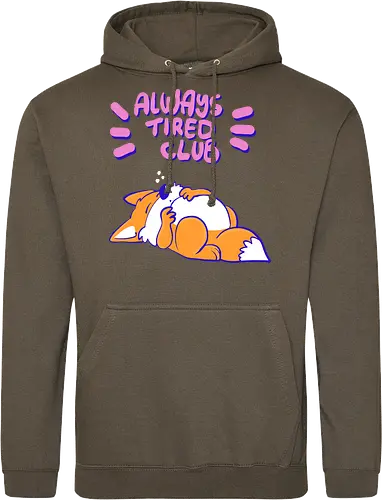 Always Tired Club - Fuchs, Mental Health - Standard Hoodie