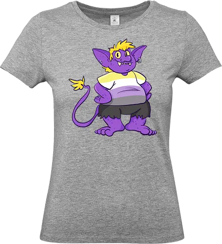 Nonbinary Goblin - Nonbinary, Goblin, Queer, LGBTQIA - Standard T-Shirt (Women)