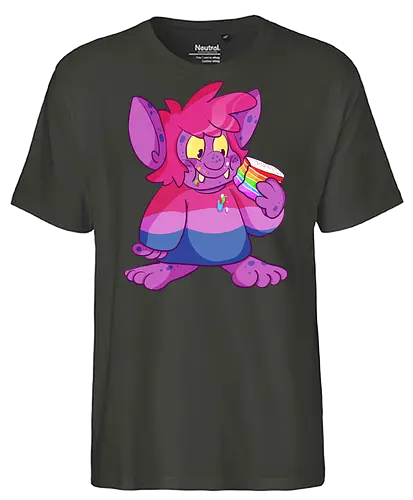 Bi Goblin - Bi, queer, Goblin, LGBTQIA - Fairtrade T-Shirt