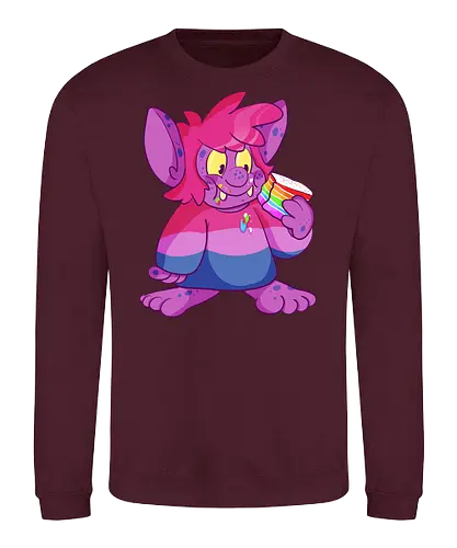 Bi Goblin - Bi, queer, Goblin, LGBTQIA - Sweatshirt