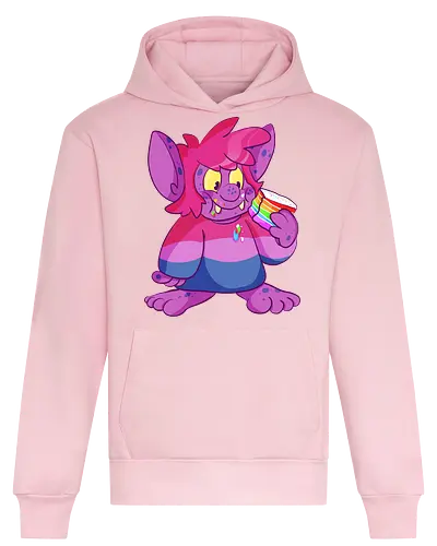 Bi Goblin - Bi, queer, Goblin, LGBTQIA - Heavyweight Hoodie
