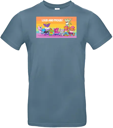 Loud and Proud - Queer, Pride, Goblin, LGBTQIA - Standard T-Shirt