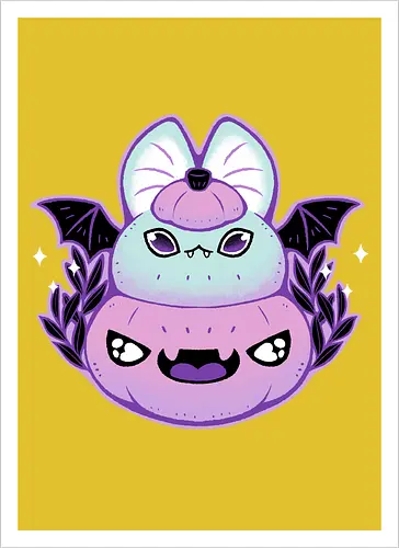 Halloween Pastel Goth Bat