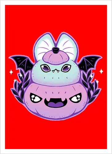 Halloween Pastel Goth Bat