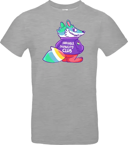 Invisible Disability Club - Waschbär, Behinderung, disability - Standard T-Shirt