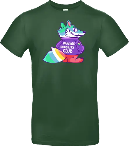 Invisible Disability Club - Waschbär, Behinderung, disability - Standard T-Shirt