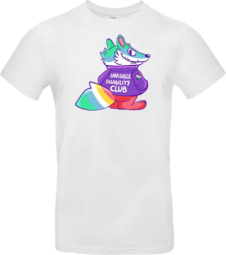 Invisible Disability Club - Waschbär, Behinderung, disability - Standard T-Shirt