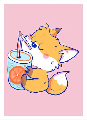 Stay Hydrated Fox