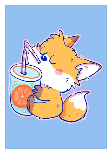 Stay Hydrated Fox