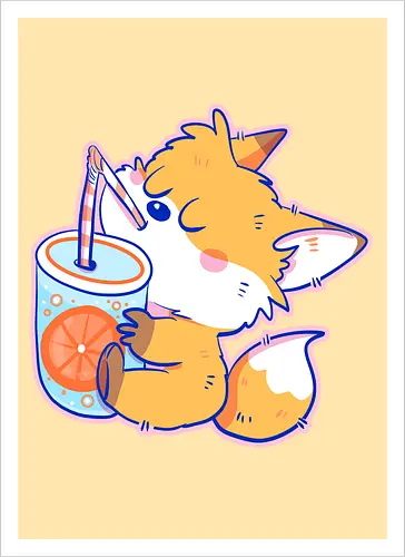 Stay Hydrated Fox