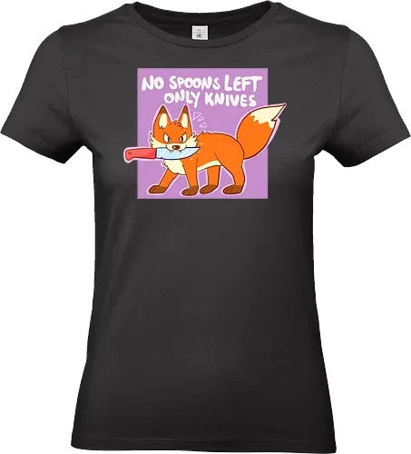 No Spoons left - Spoons, Spoonie, Fuchs - Standard T-Shirt (Women)