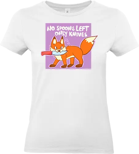No Spoons left - Spoons, Spoonie, Fuchs - Standard T-Shirt (Women)