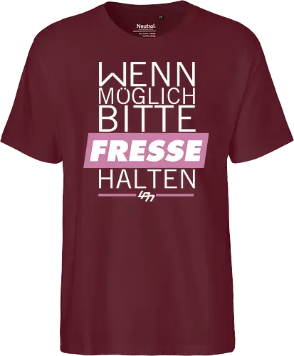 LPN05 - Wenn möglich Fresse halten (White) - lpn, youtube, youtuber, merchandise - Fairtrade T-Shirt