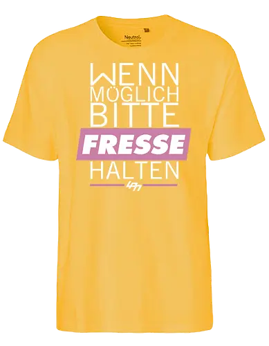 LPN05 - Wenn möglich Fresse halten (White) - lpn, youtube, youtuber, merchandise - Fairtrade T-Shirt