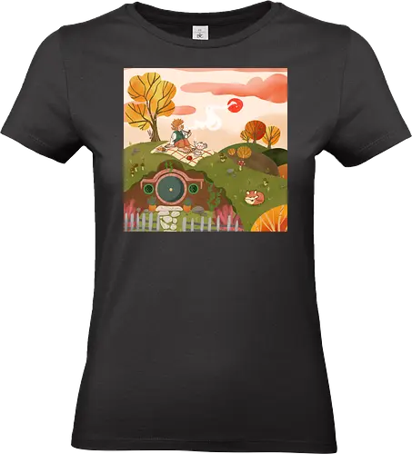 Hobbit Herbst - Hobbit, Herbst, Autumn, cozy - Standard T-Shirt (Women)