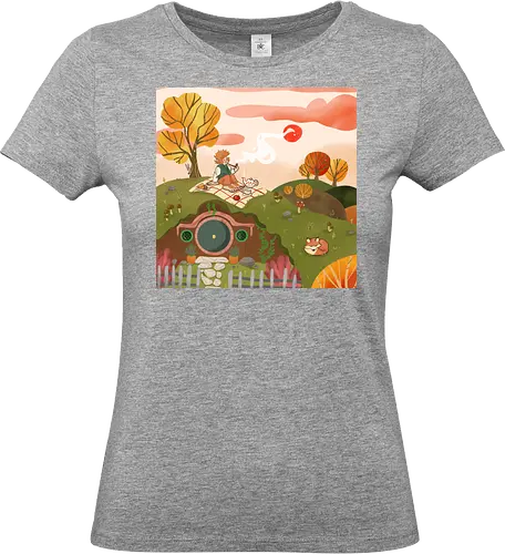 Hobbit Herbst - Hobbit, Herbst, Autumn, cozy - Standard T-Shirt (Women)