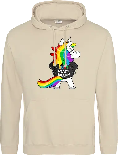 Bunt statt braun - Standard Hoodie