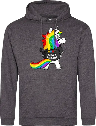 Bunt statt braun - Standard Hoodie