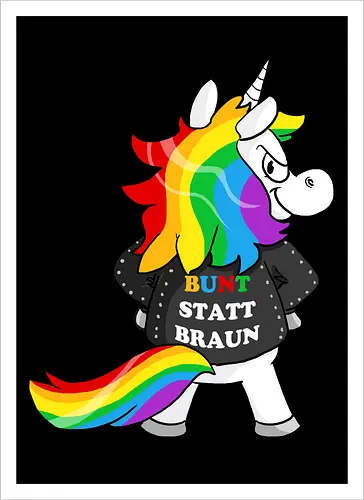 Bunt statt braun