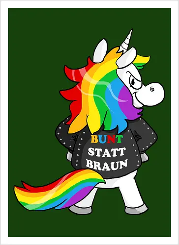 Bunt statt braun
