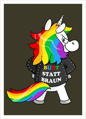 Bunt statt braun