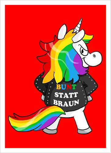 Bunt statt braun
