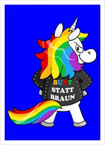Bunt statt braun
