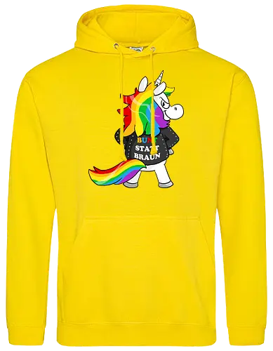 Bunt statt braun - Standard Hoodie