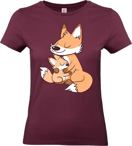 Cuddle - Kuscheln, Cuddle, Fox, Fuchs - Standard T-Shirt (Women)