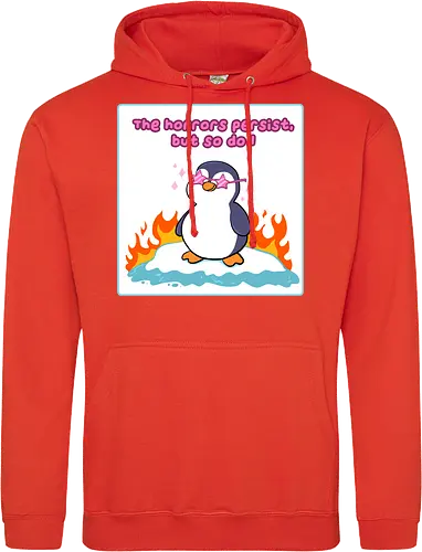 The horror persists but so do I