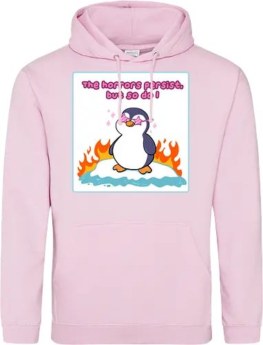 The horror persists but so do I