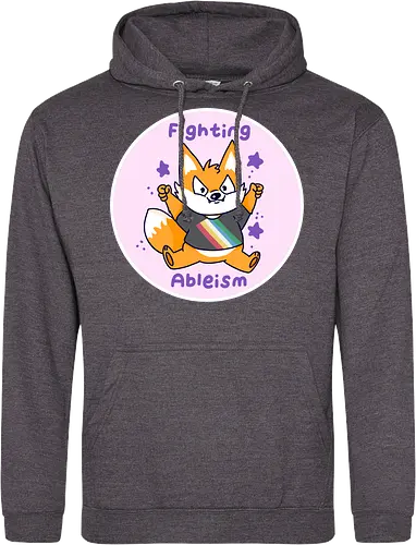 Fighting Ableism - Ableism, Fuchs, Fox, Human Rights - Standard Hoodie