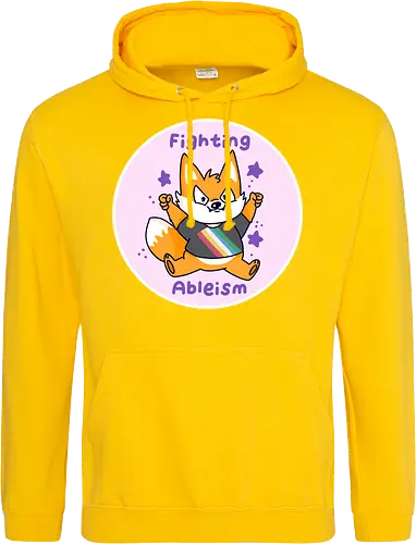 Fighting Ableism - Ableism, Fuchs, Fox, Human Rights - Standard Hoodie