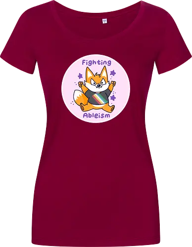 Fighting Ableism - Ableism, Fuchs, Fox, Human Rights - Women T-Shirt