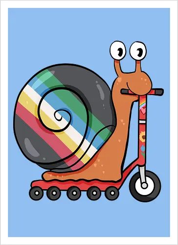Disability Pride Schnecke