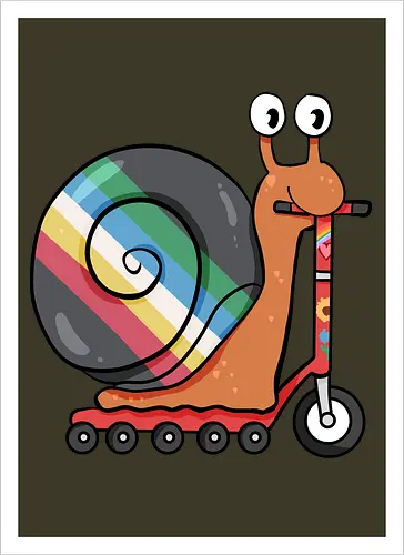 Disability Pride Schnecke
