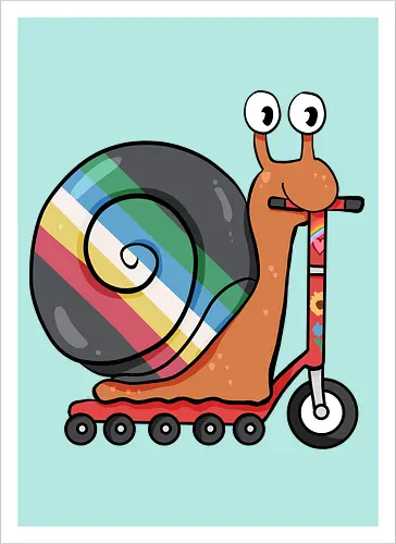 Disability Pride Schnecke