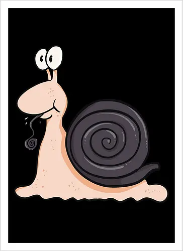 Lakritzschnecke - Lakritze, Schnecke - Artprint