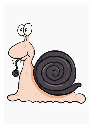 Lakritzschnecke - Lakritze, Schnecke - Artprint
