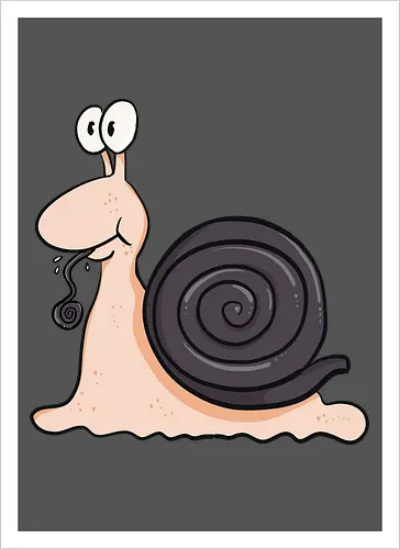 Lakritzschnecke - Lakritze, Schnecke - Artprint