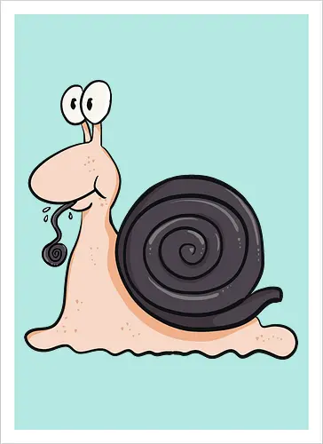 Lakritzschnecke - Lakritze, Schnecke - Artprint
