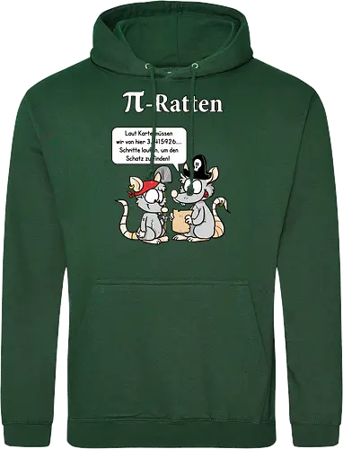 Pi-Ratten - Ratten, Mathe - Standard Hoodie