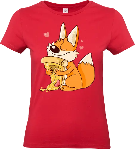 Pizza-Liebe - Pizza, Fuchs - Standard T-Shirt (Women)