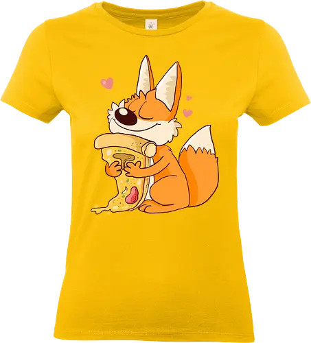 Pizza-Liebe - Pizza, Fuchs - Standard T-Shirt (Women)